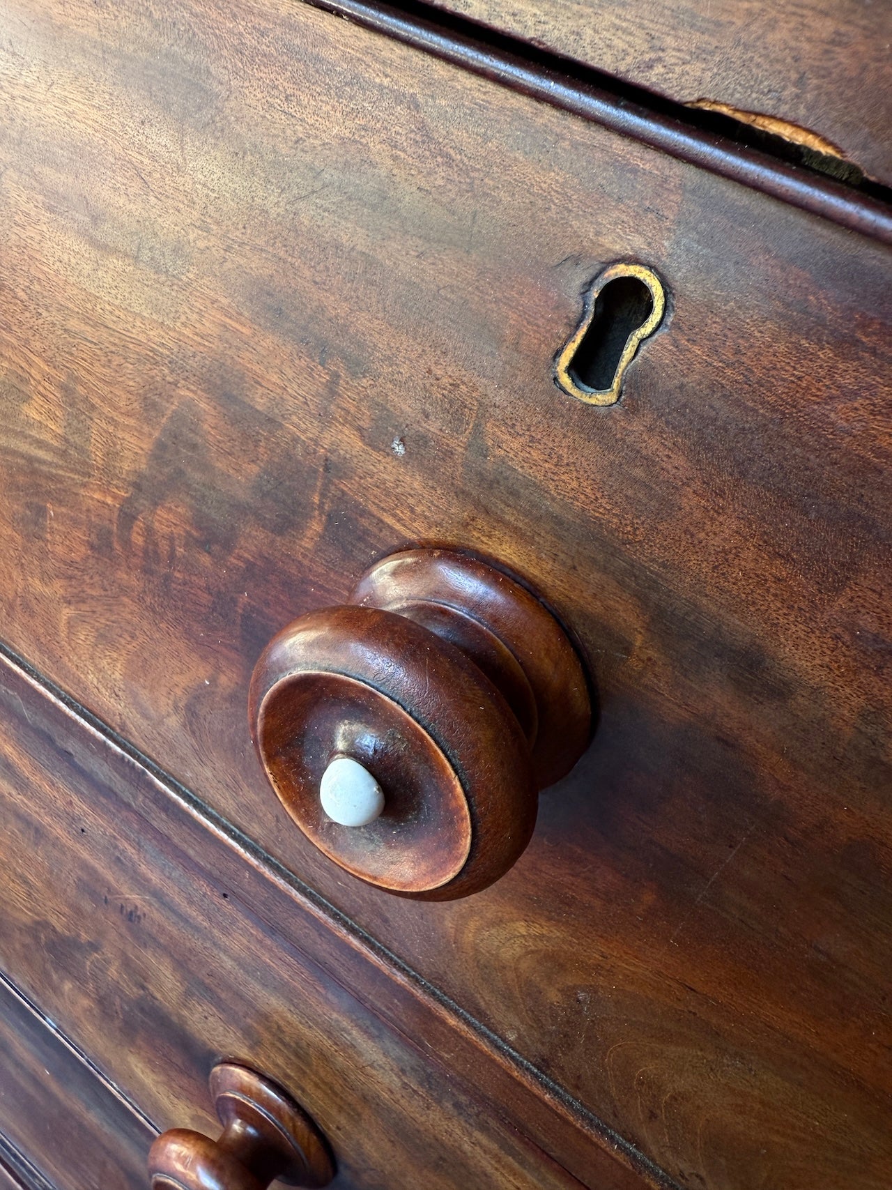 Handsome rustic Scottish chest of drawers