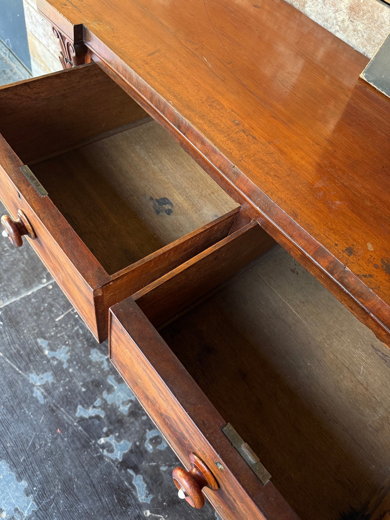Handsome rustic Scottish chest of drawers