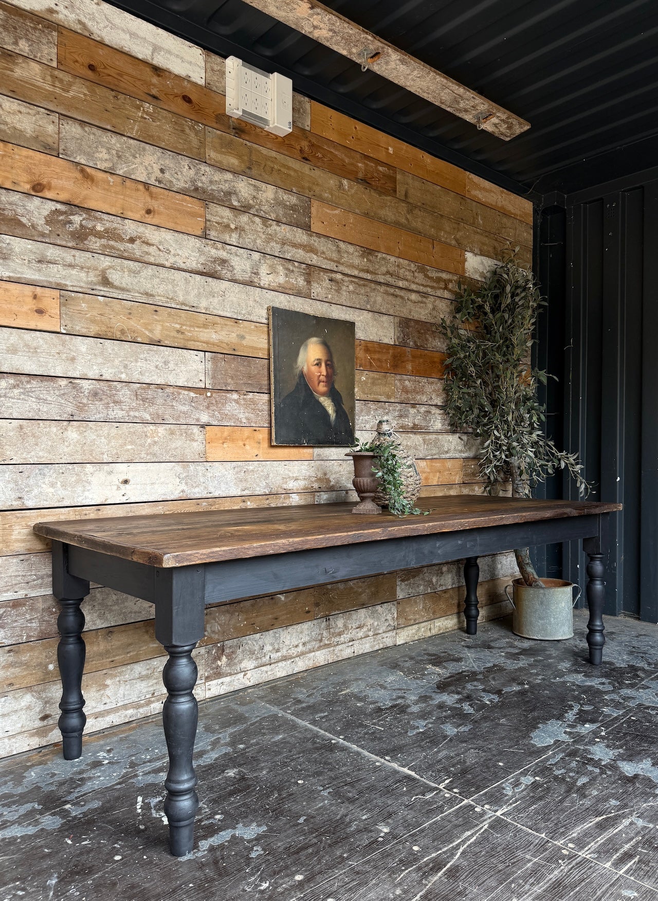 Rustic 2.4 metre reclaimed top table