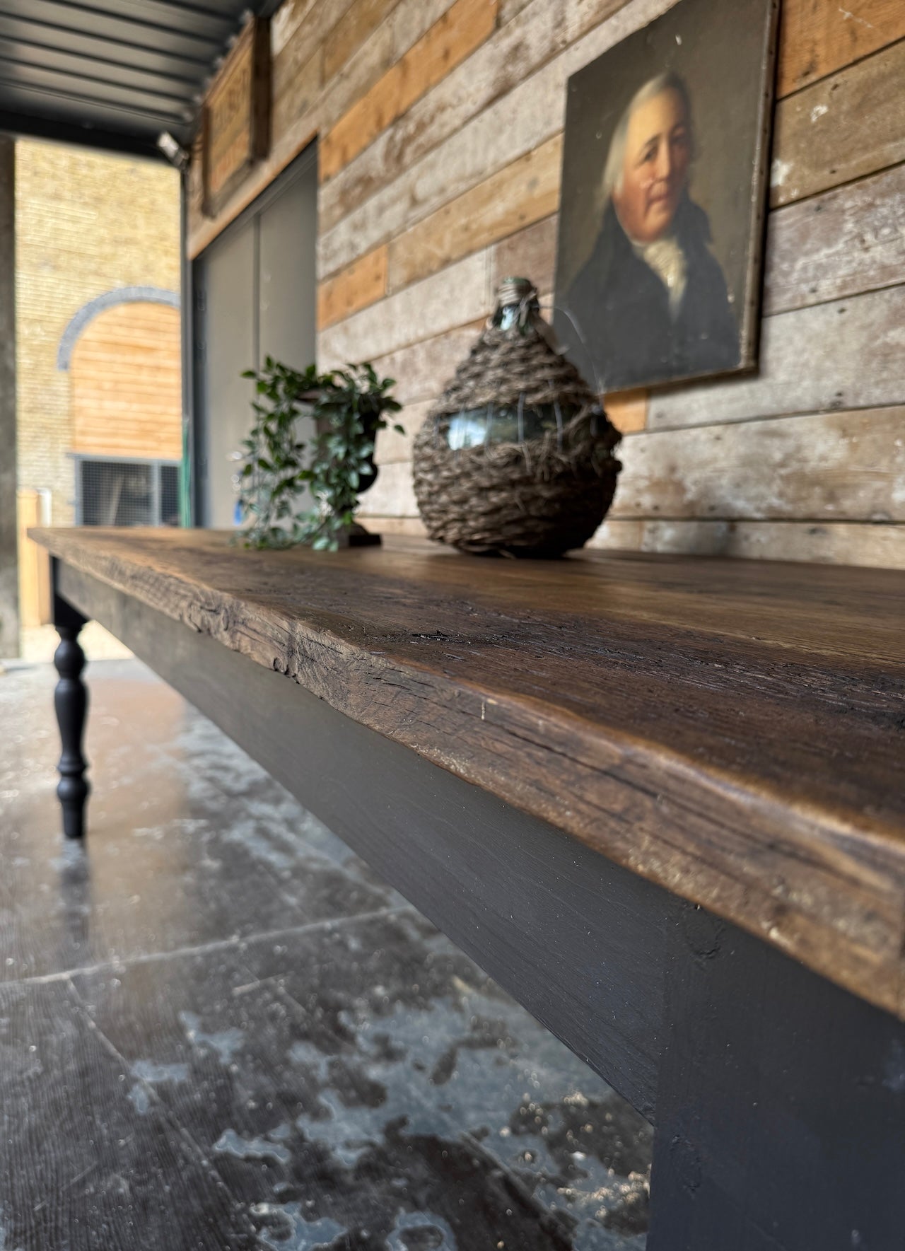 Rustic 2.4 metre reclaimed top table