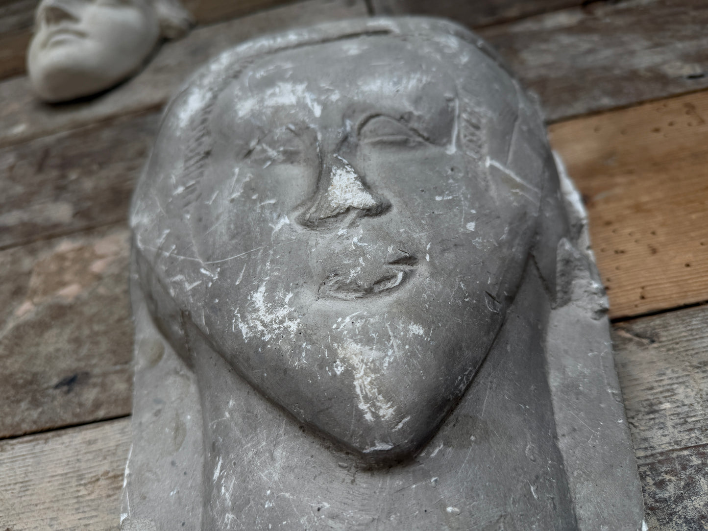 Antique Egyptian plaster relief