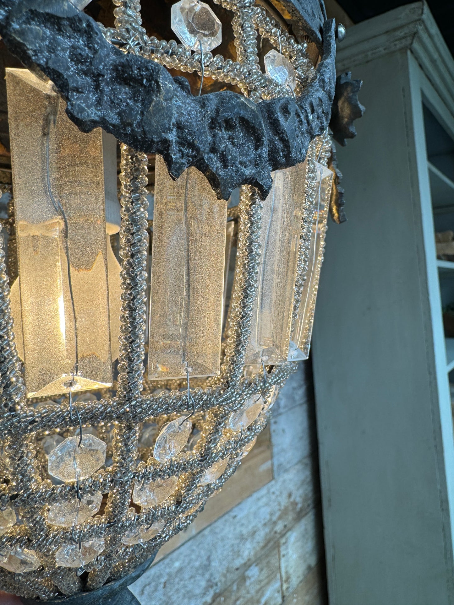 Small acorn chandelier