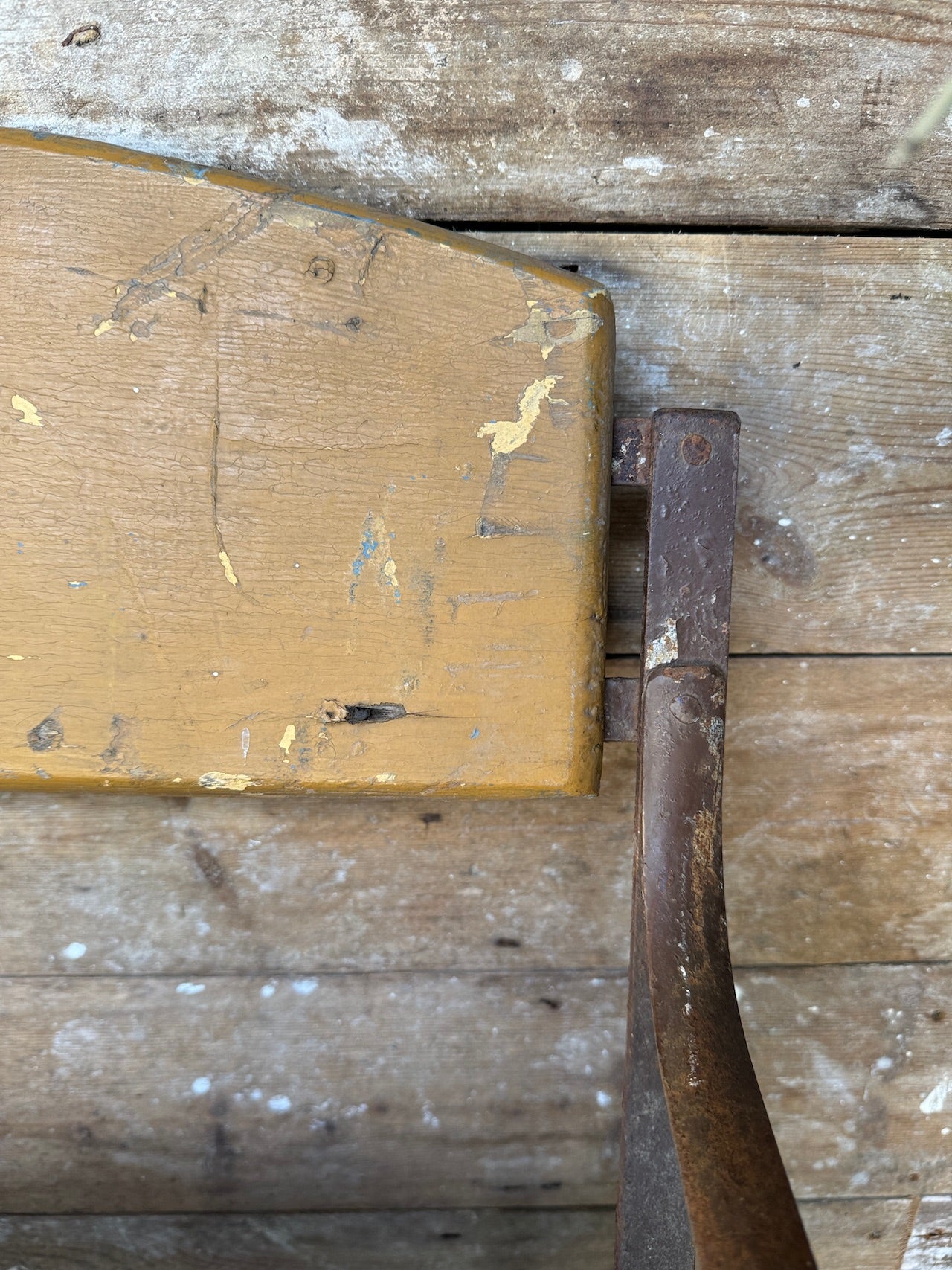 Vintage French flip up cinema seats