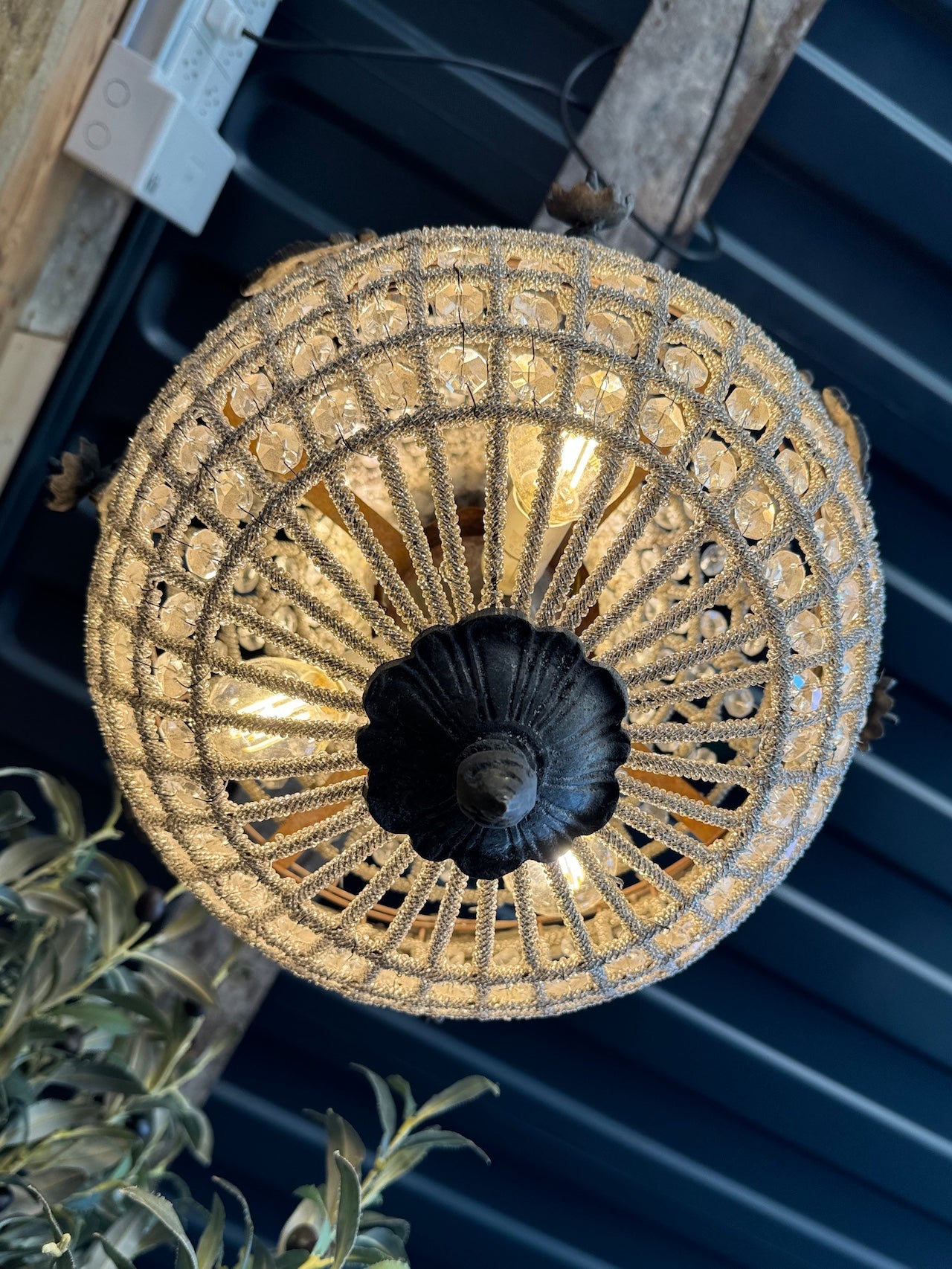Small empire style chandelier
