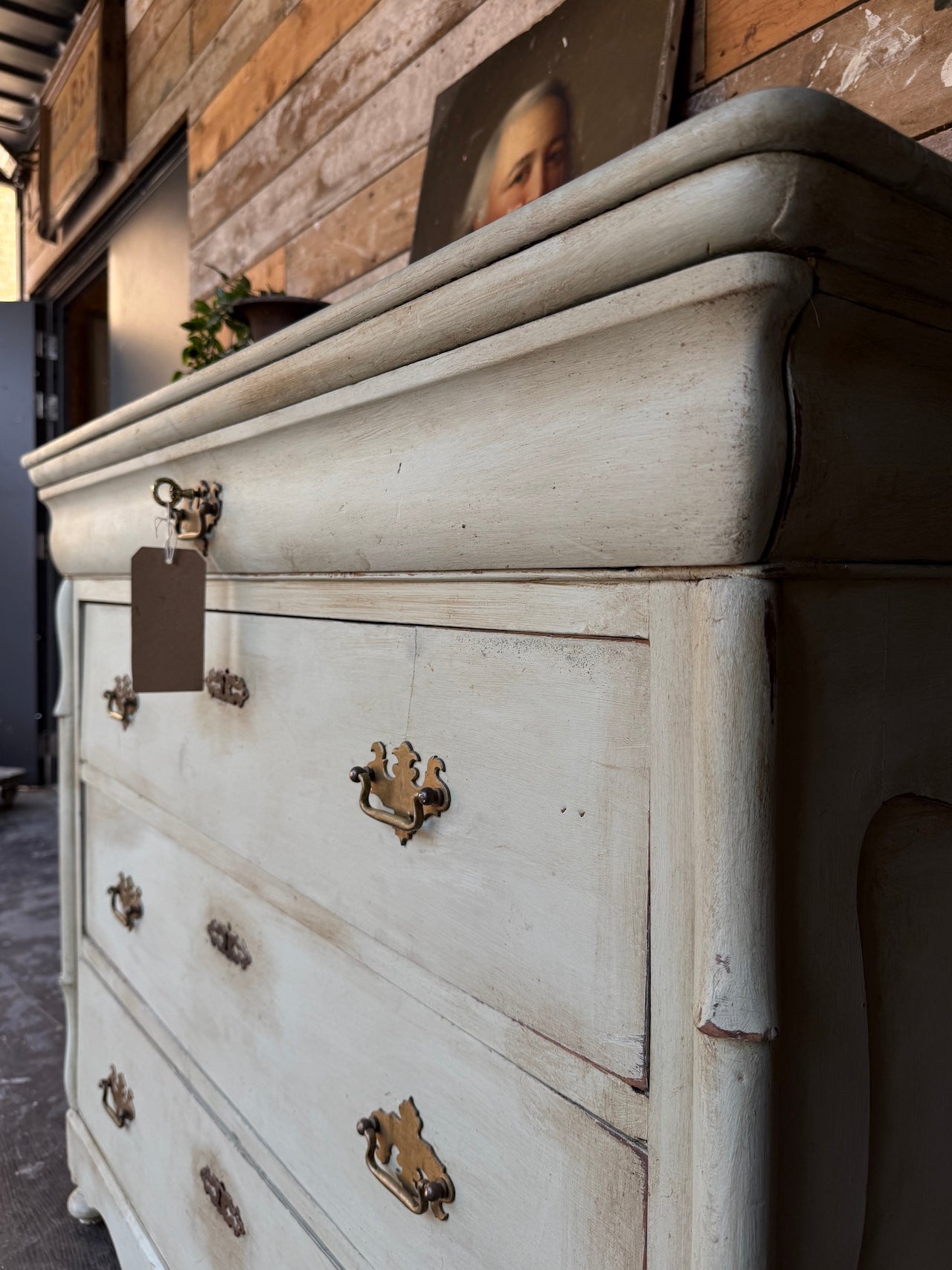 Gorgeous handpainted French chest of drawers
