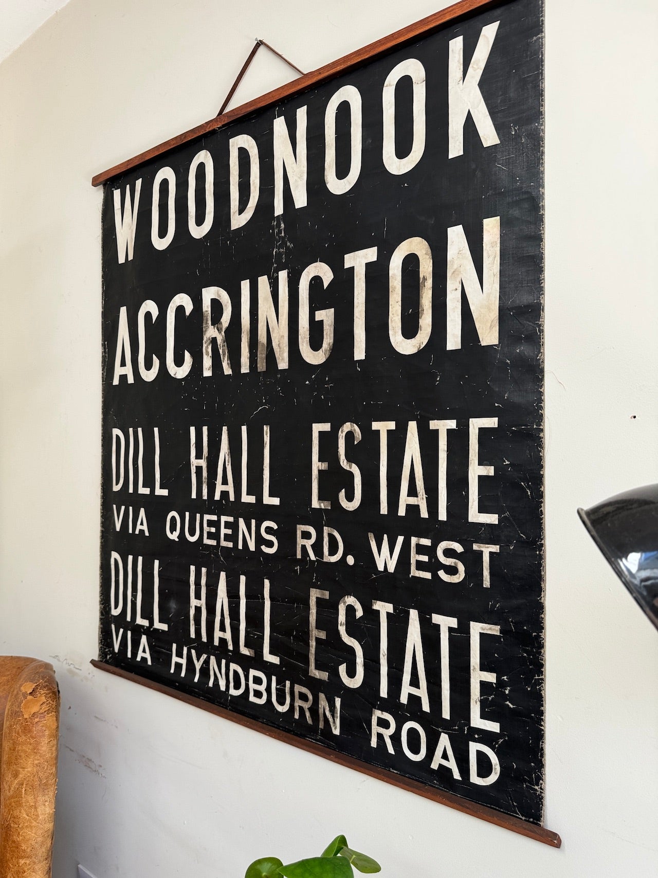 Vintage bus blind