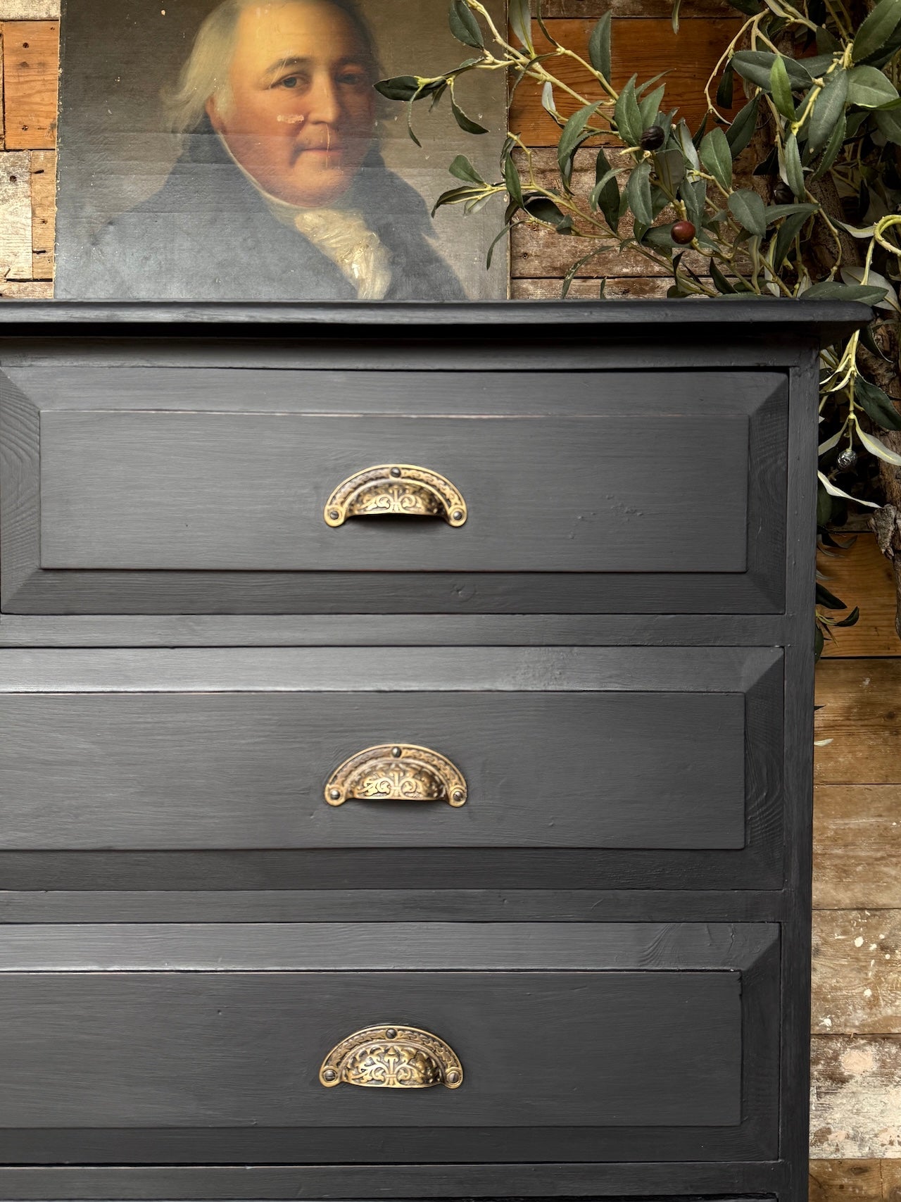 Handsome painted chest of drawers
