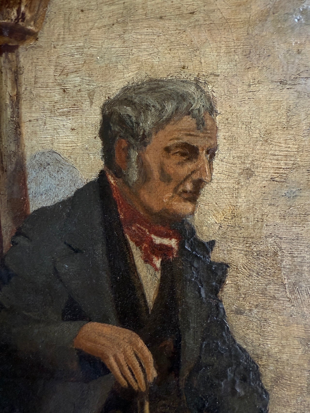 Gilt framed oil painting