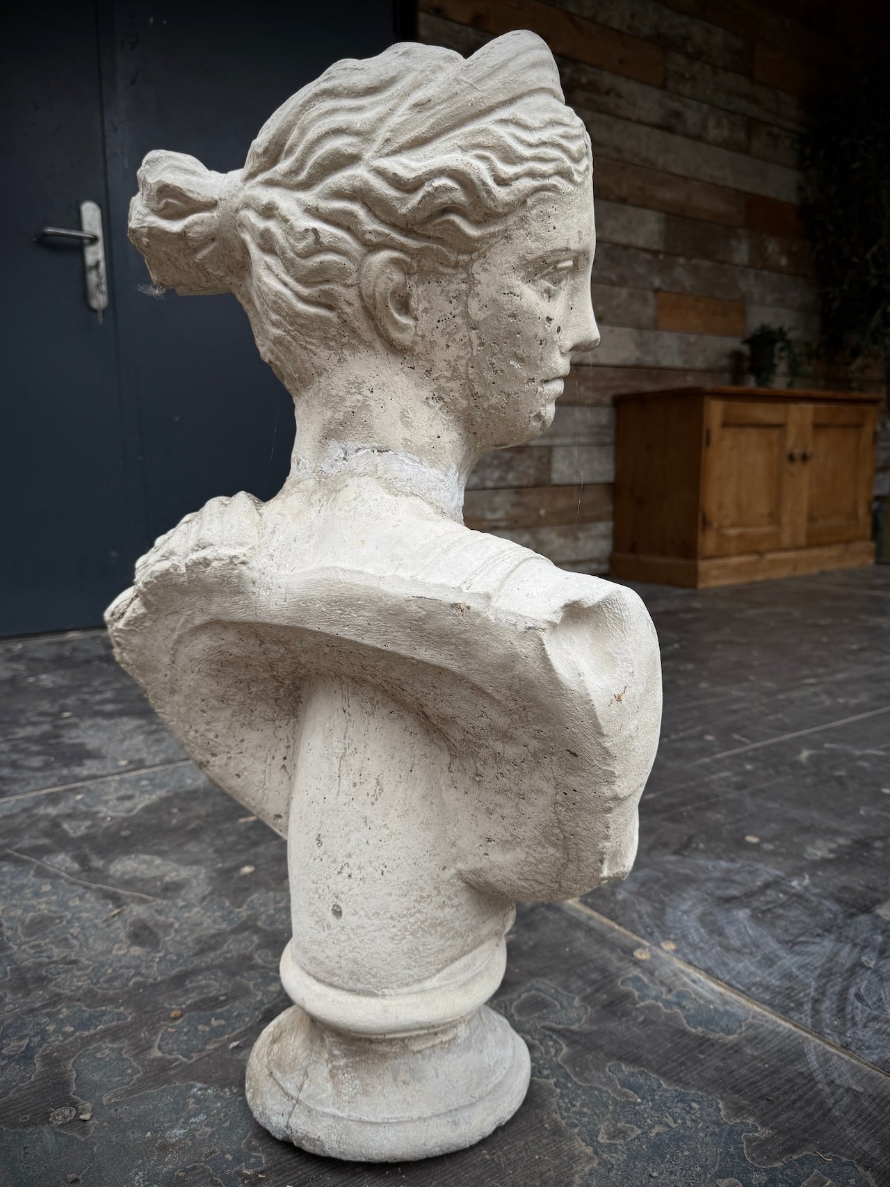 Composite stone 'Diana' bust