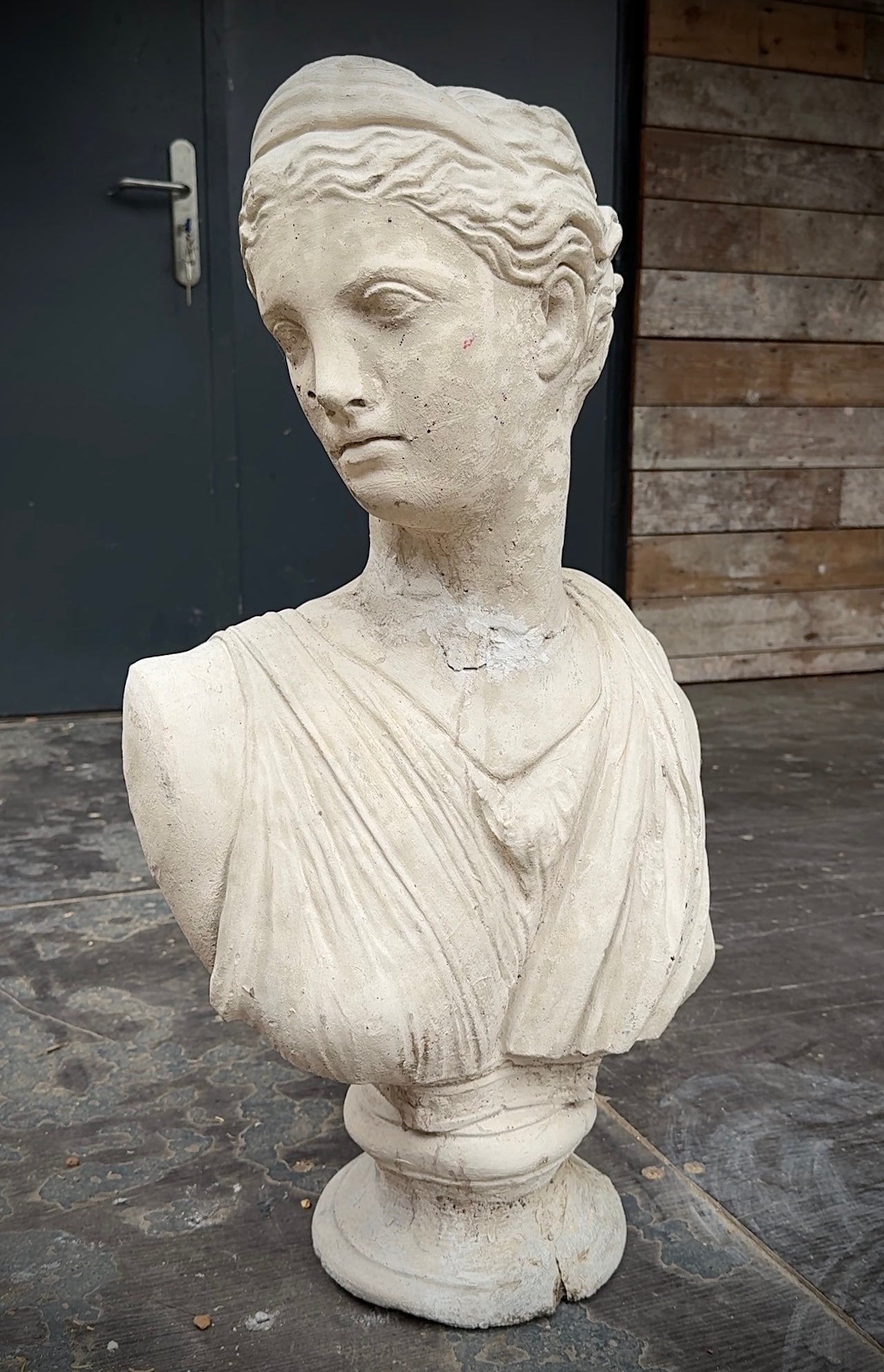Composite stone 'Diana' bust