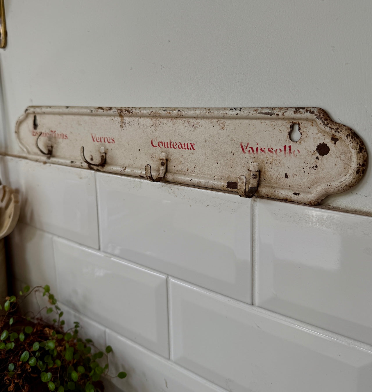 Antique French kitchen hooks