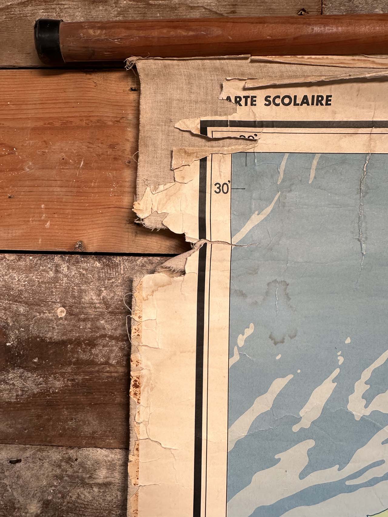 Vintage map of Belgium