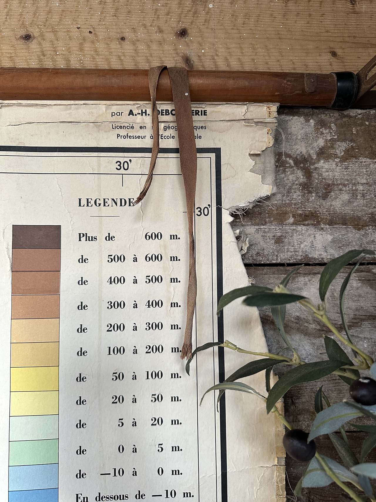 Vintage map of Belgium