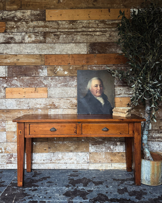 Lovely rustic vintage console table