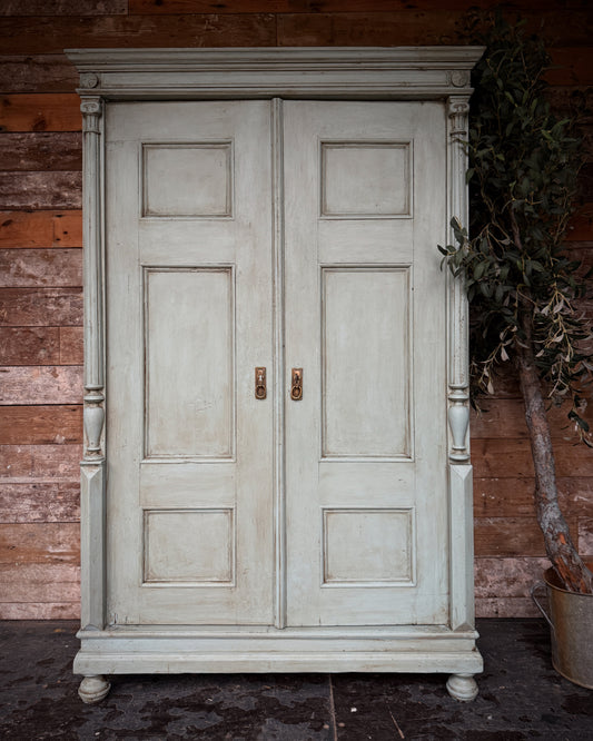 Handsome vintage cloaks cupboard