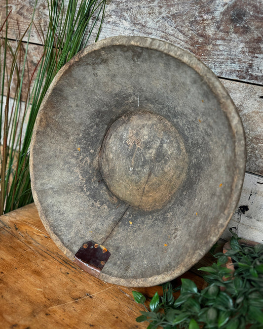 Primitive dough bowl