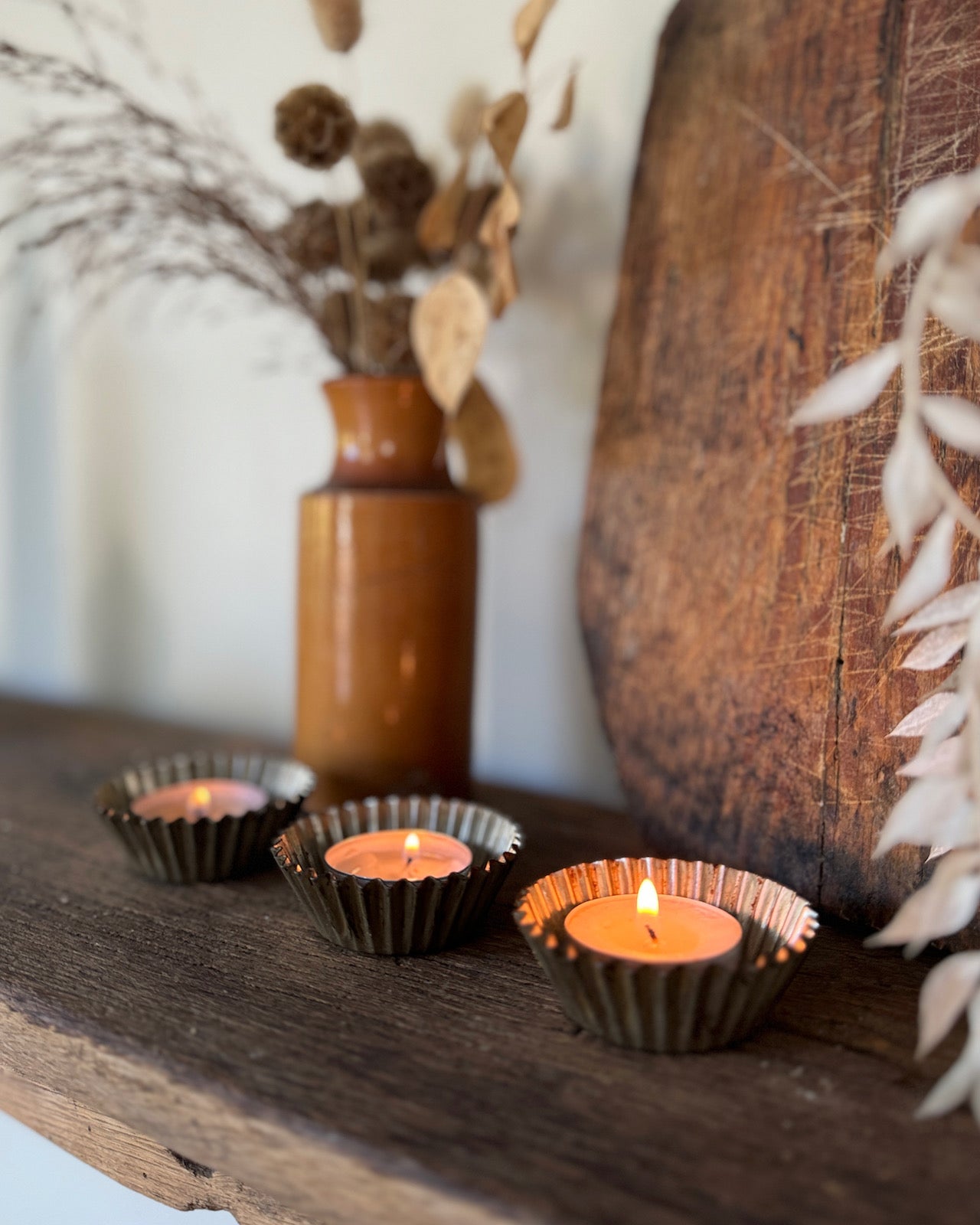 Pretty vintage fluted tart tins