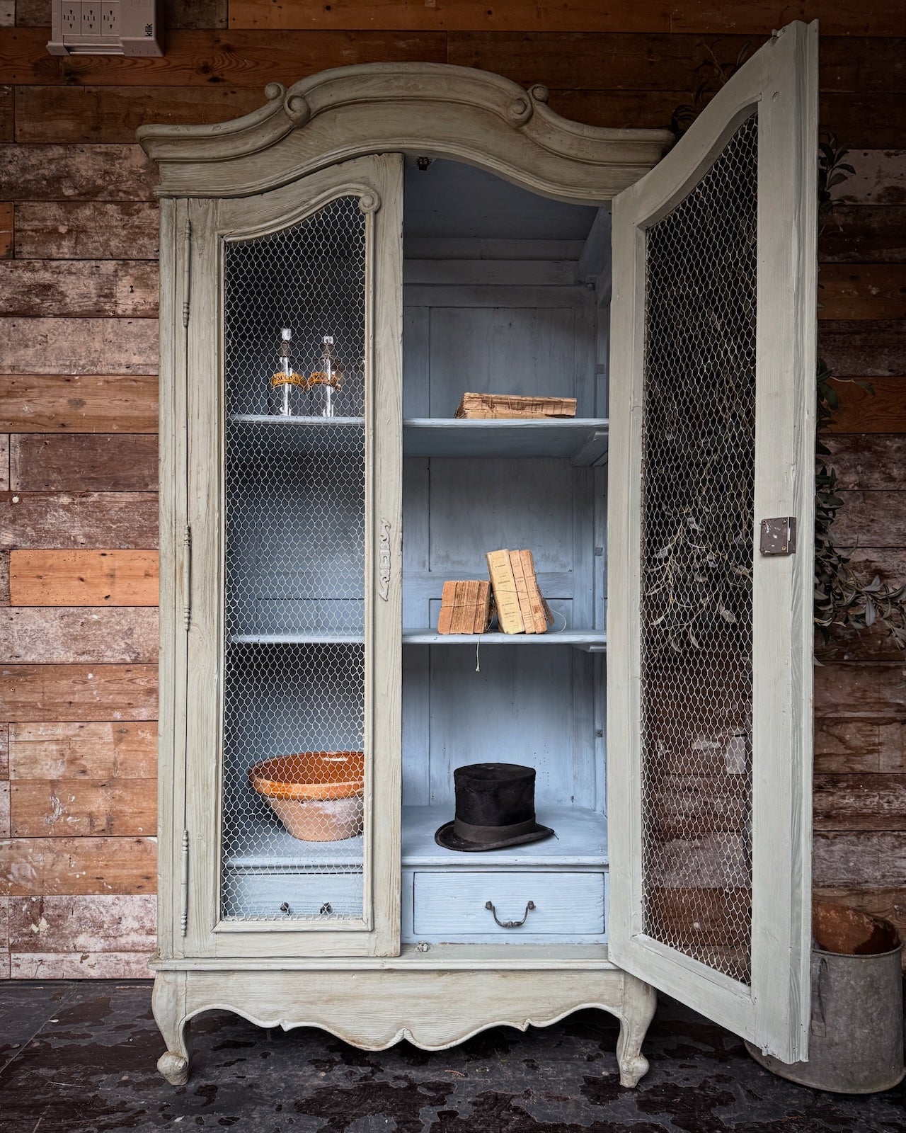 Lovely vintage painted armoire