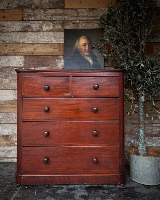 Rustic Victorian chest of drawers