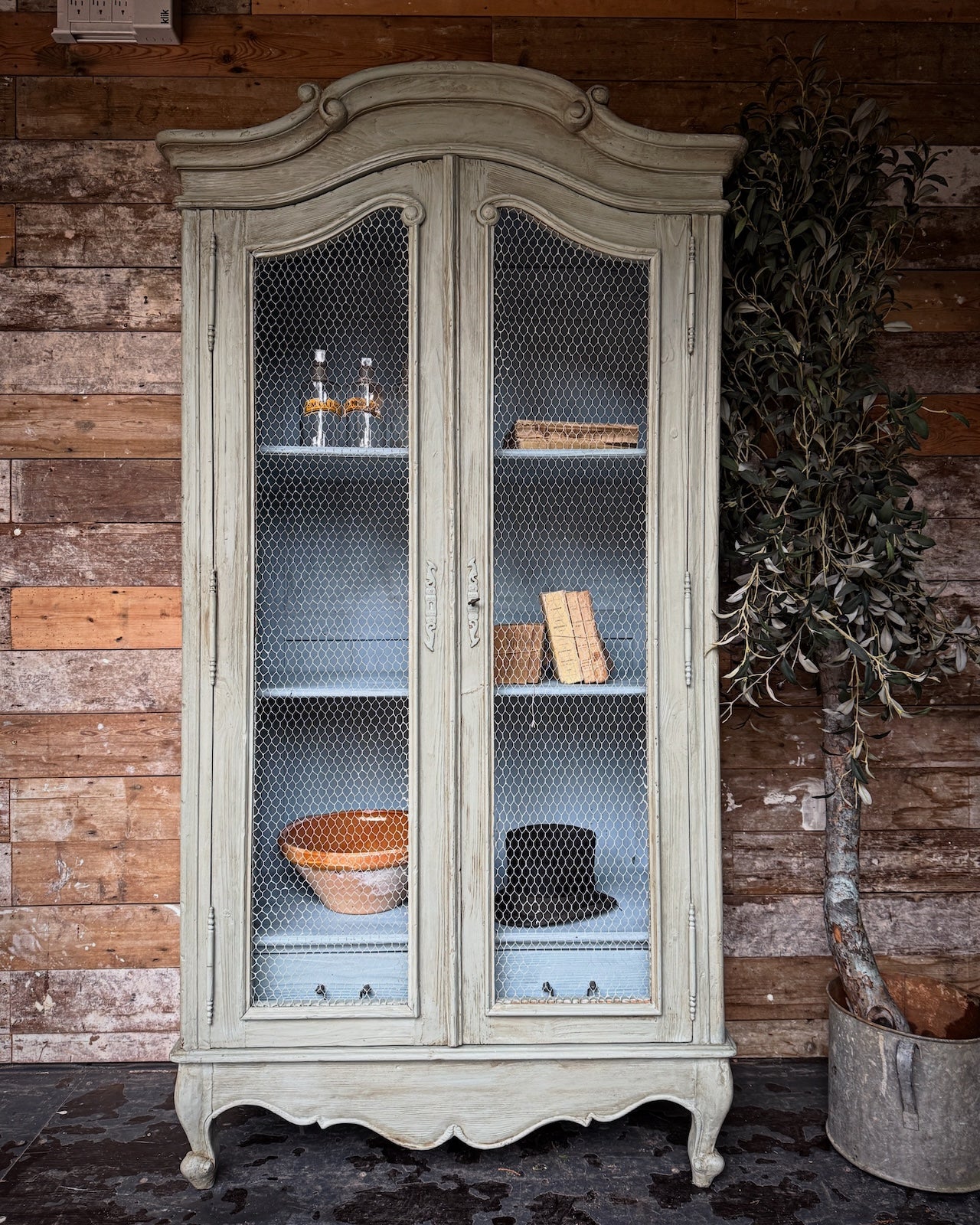 Lovely vintage painted armoire