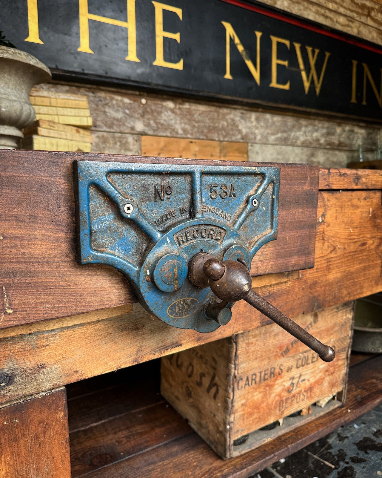 Fabulous, big ex workbench - superb kitchen island