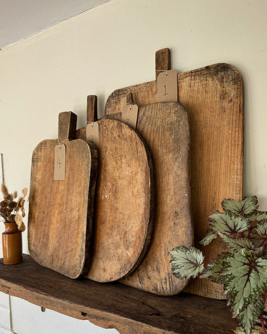 Vintage rustic bakers boards