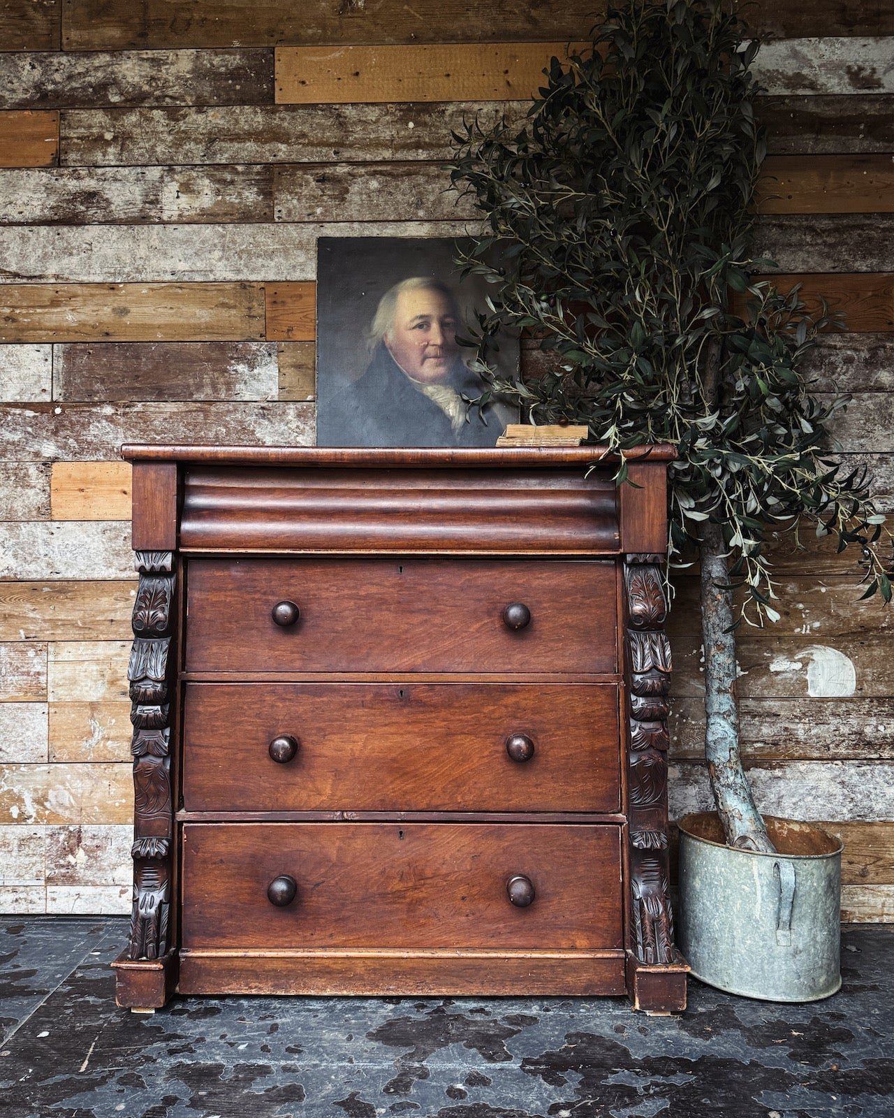 Rustic Scottish chest of drawers