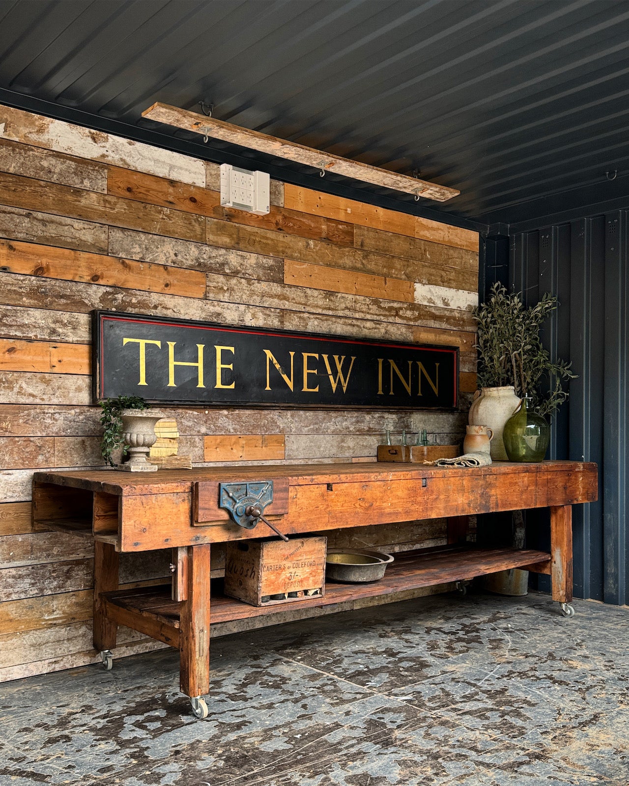 Fabulous, big ex workbench - superb kitchen island