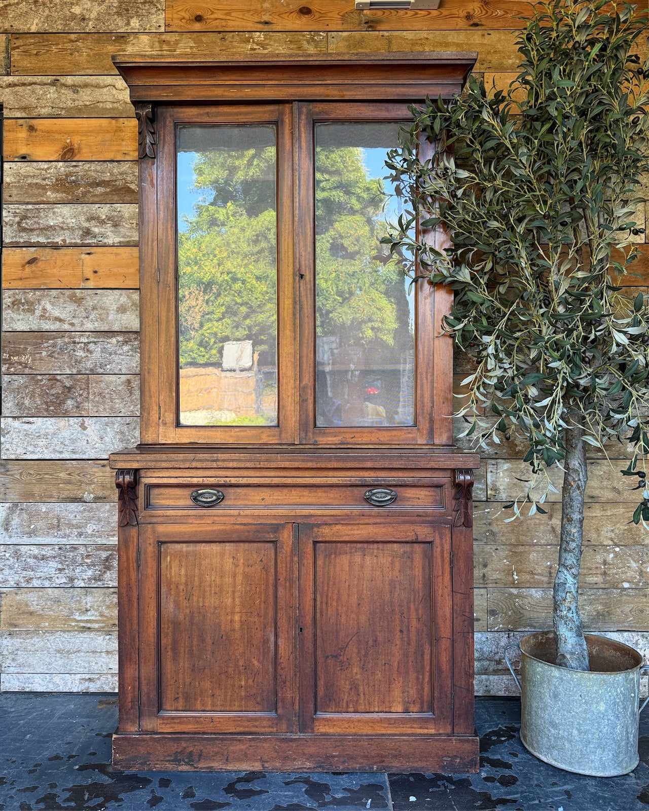 Beautiful glazed Victorian dresser