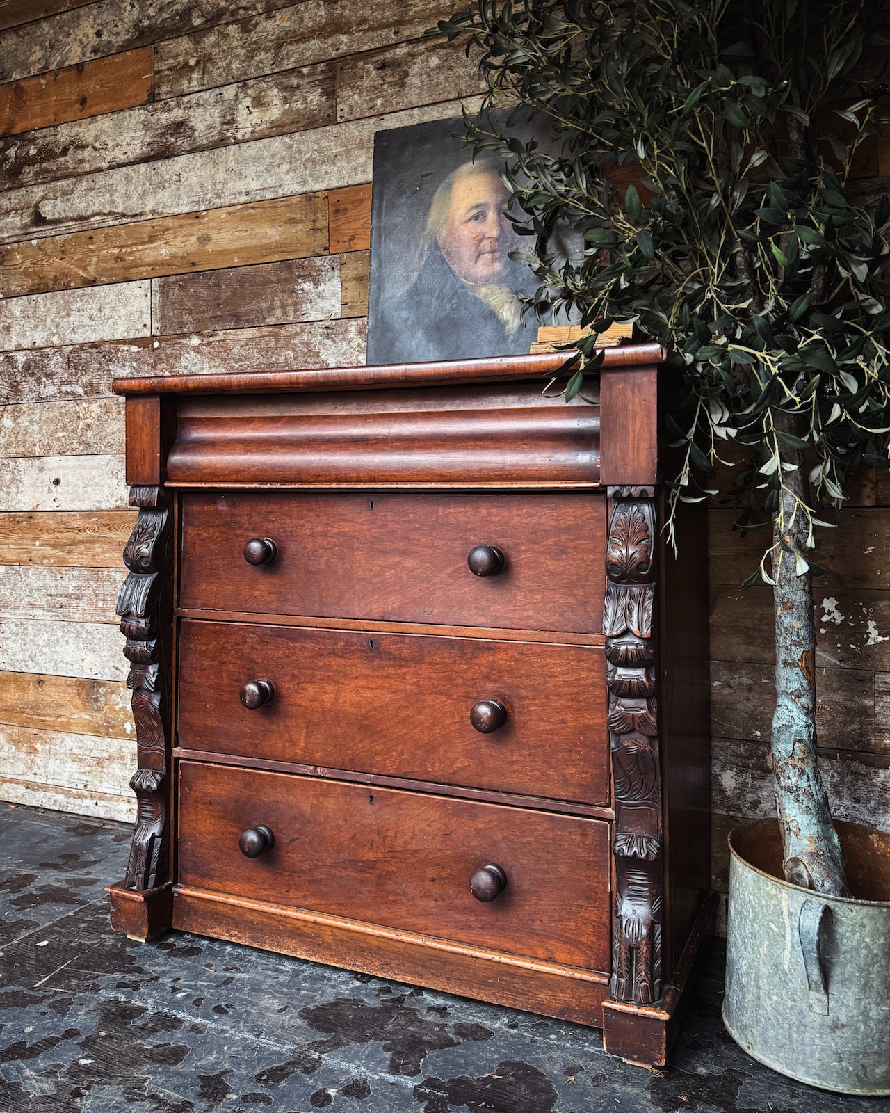 Rustic Scottish chest of drawers