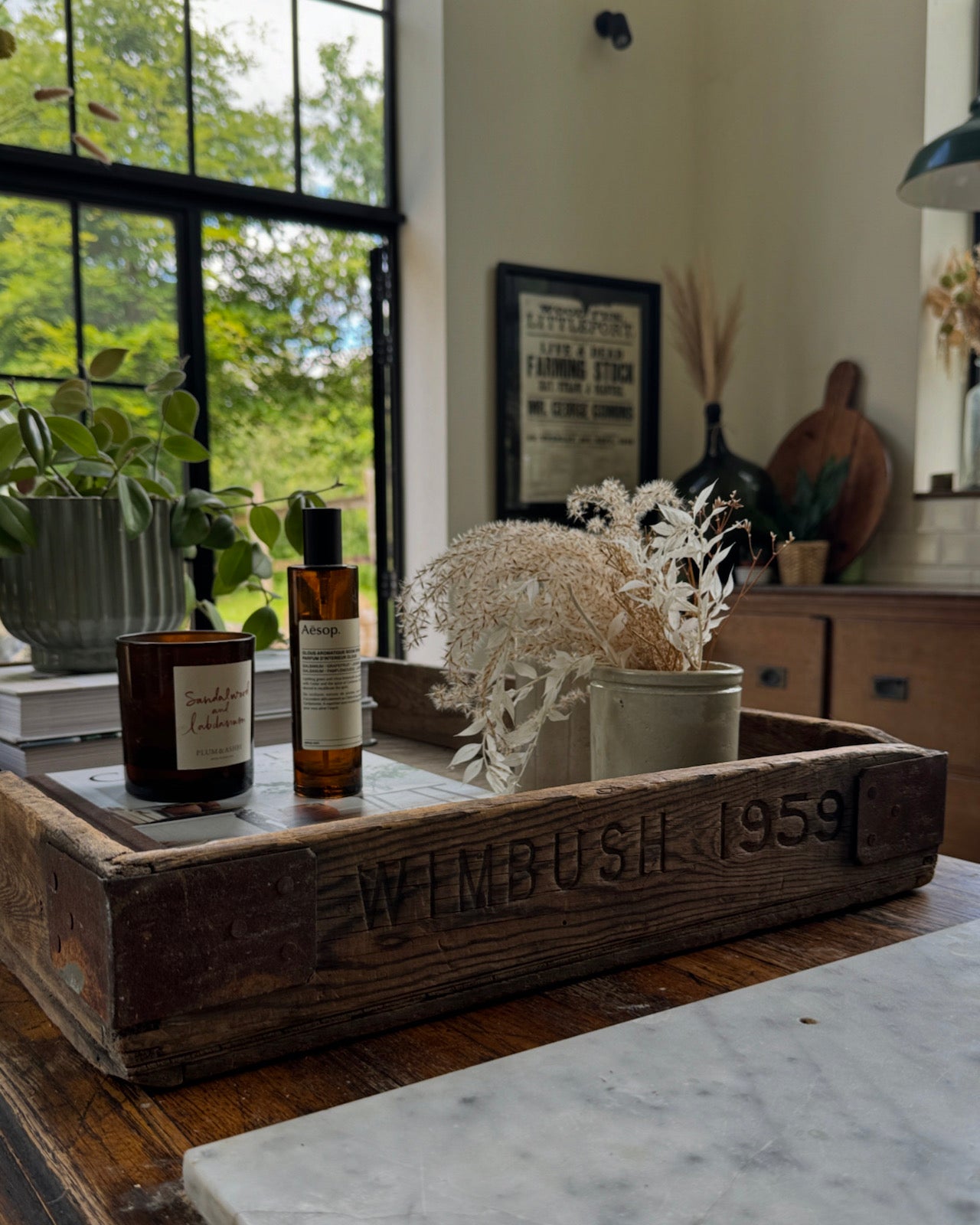 Vintage bakers / bread tray - Wimbush 1959