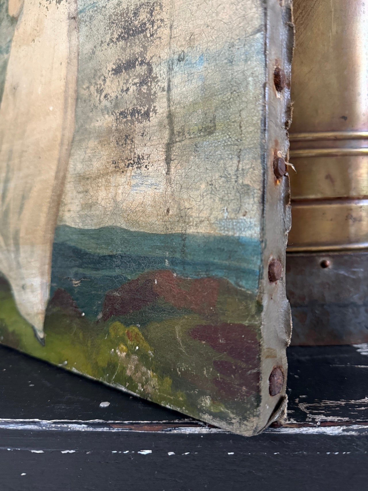 Antique painting - a copy of Miss Pinkie by Thomas Lawrence