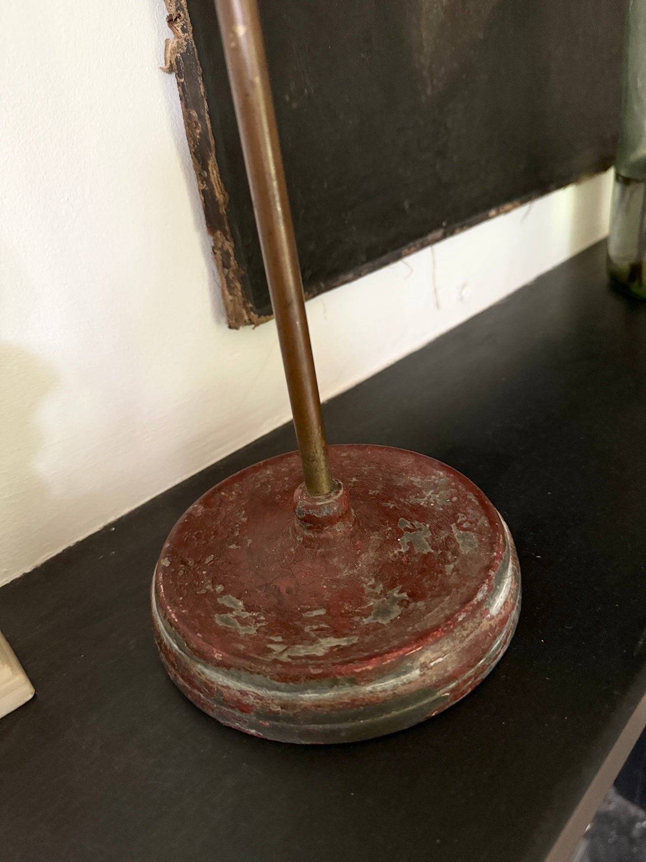 Brass vanity / barbers mirror