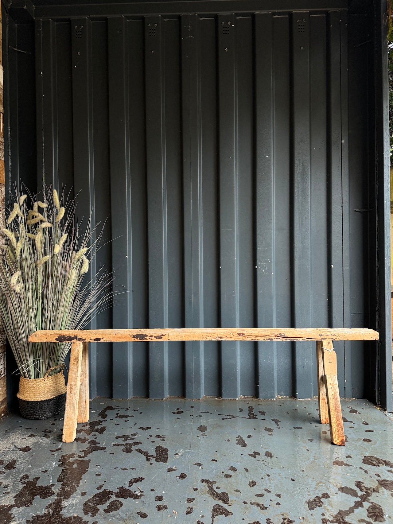 Reclaimed elm benches