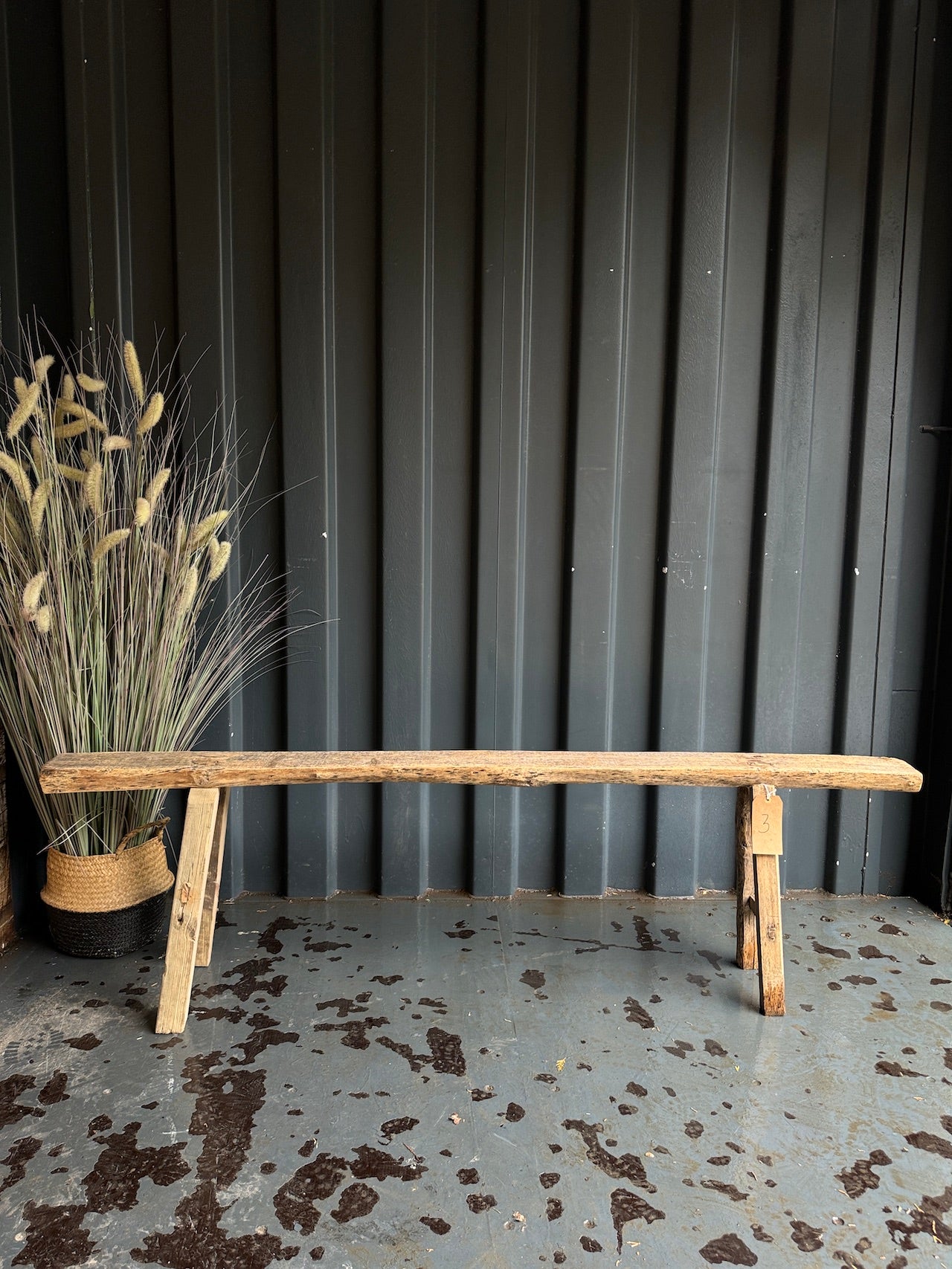 Reclaimed elm benches