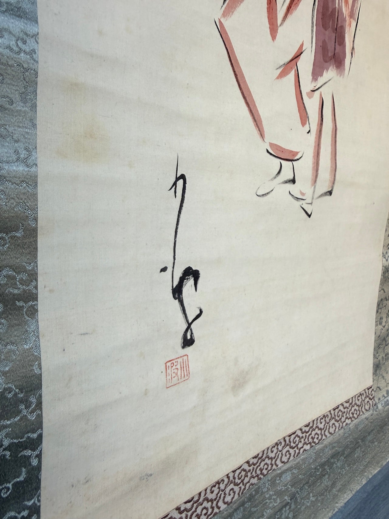 Vintage Japanese Hanging Scroll