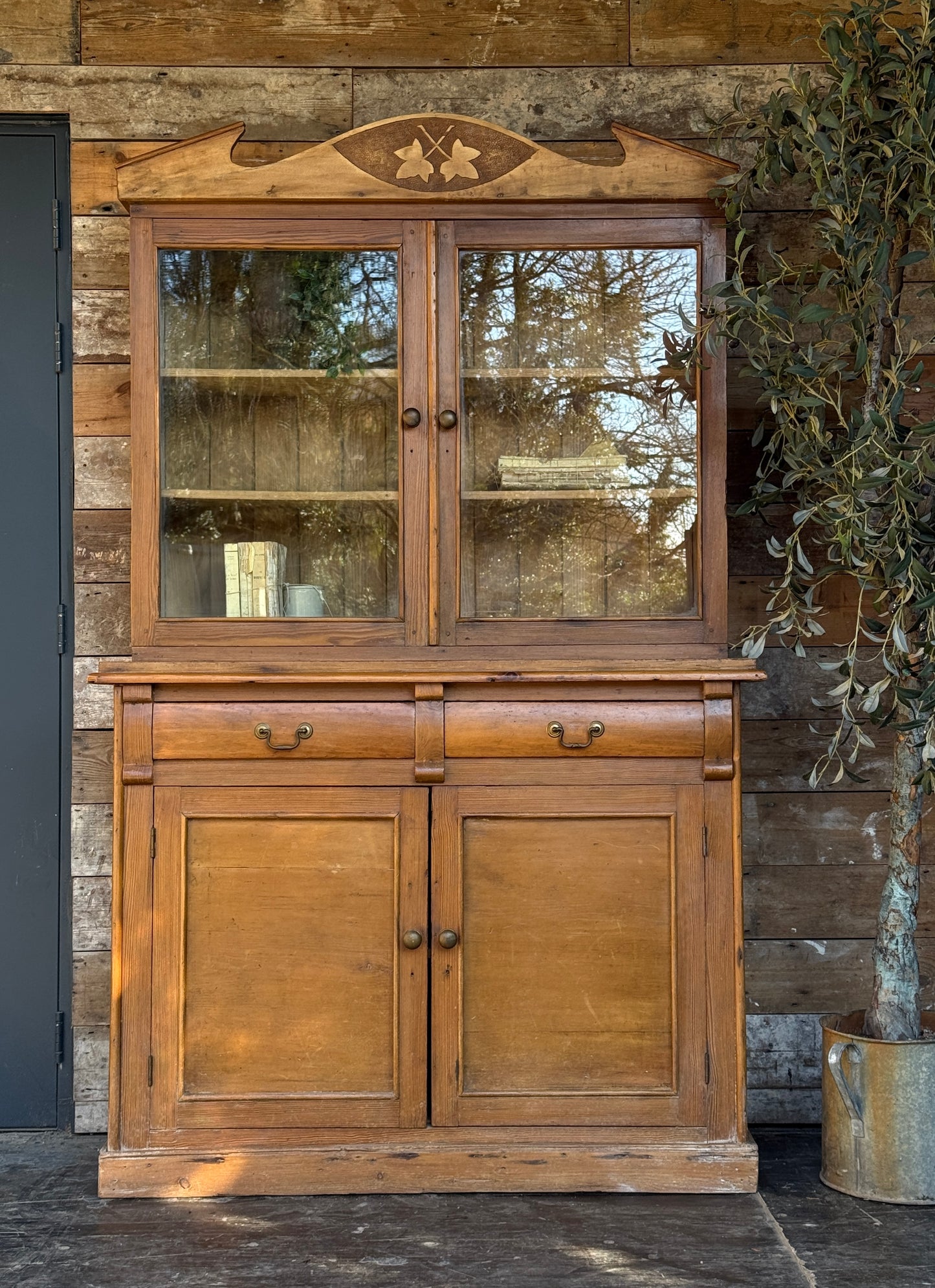 Rustic glazed dresser