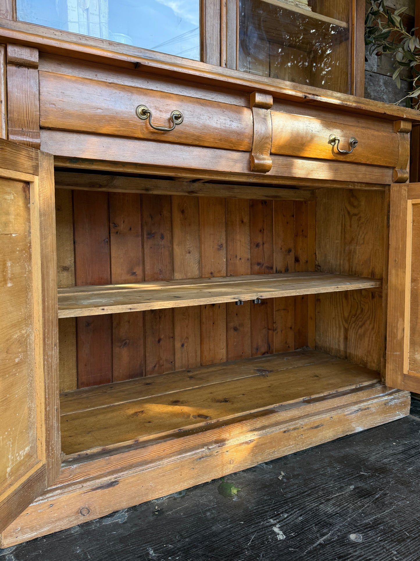 Rustic glazed dresser