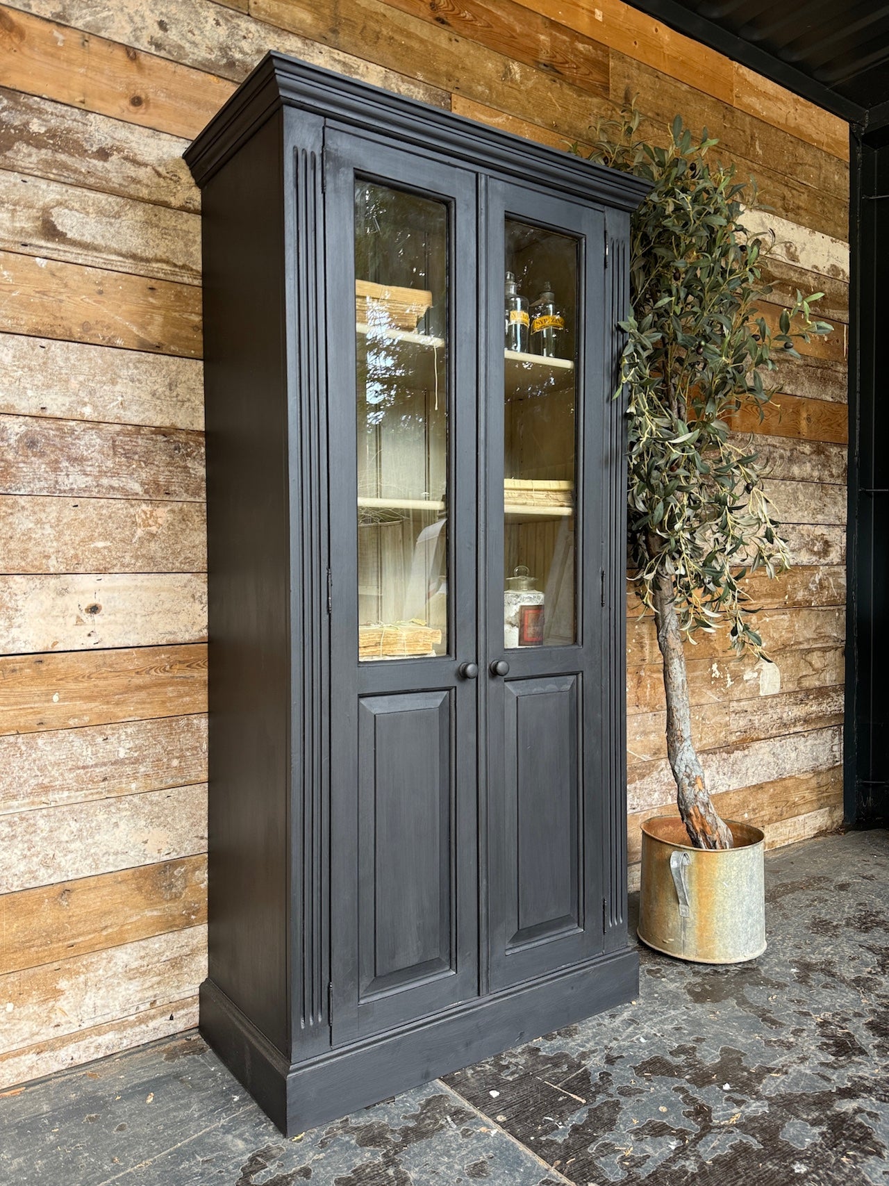 Lovely vintage glazed cupboard