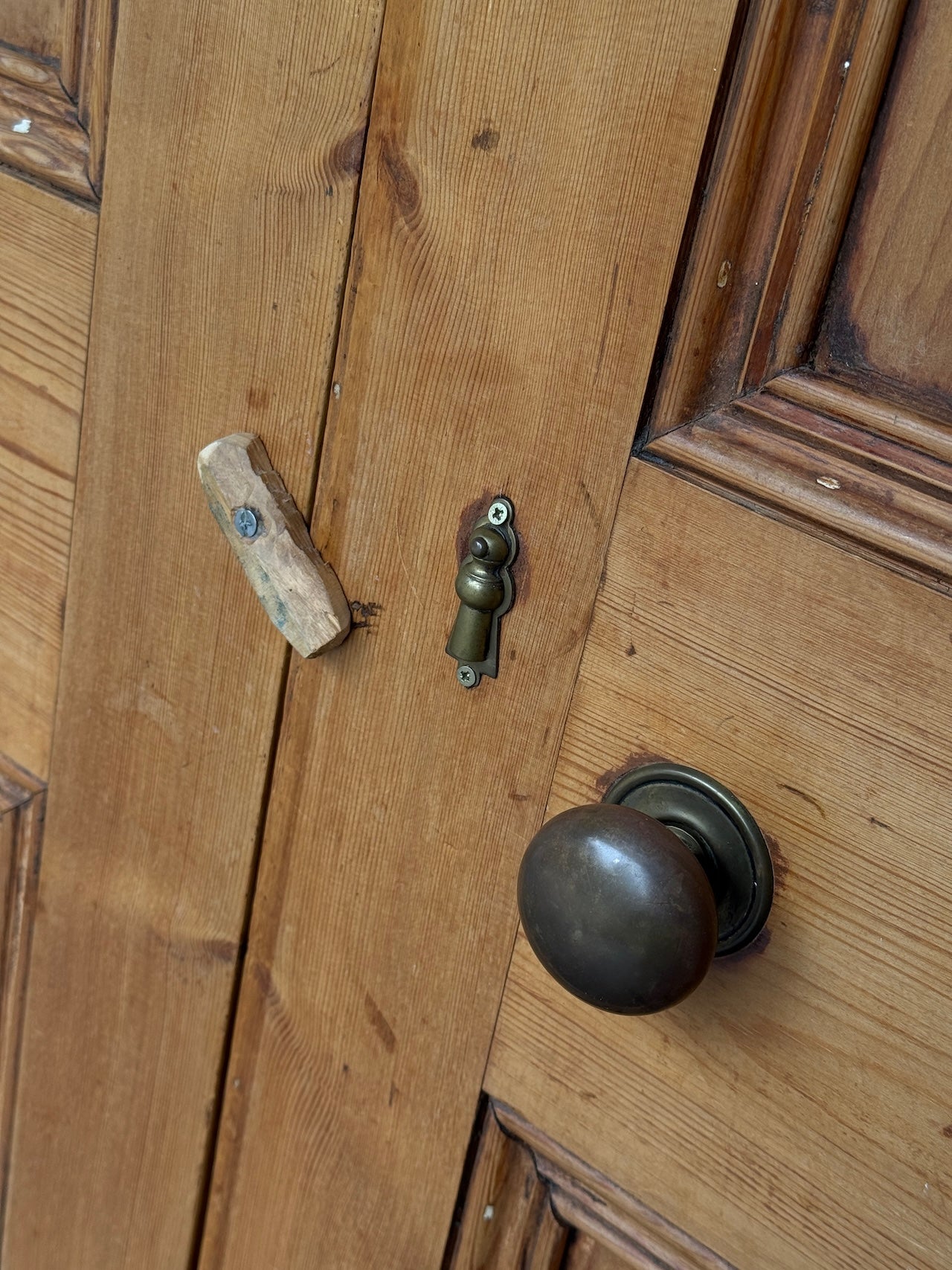 Superb, big old pine housekeepers cupboard - ideal pantry