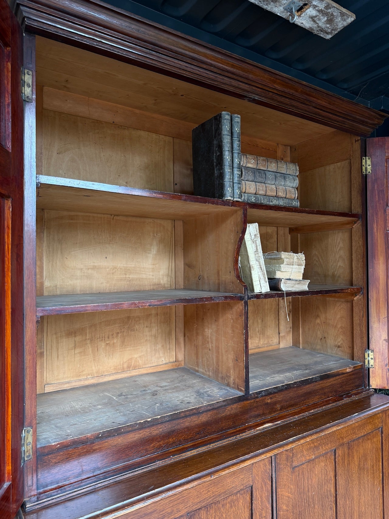 Superb antique housekeepers / School cupboard