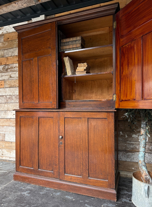 Superb antique housekeepers / School cupboard