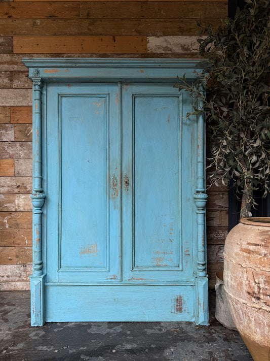 Vintage cloaks cupboard / child's wardrobe