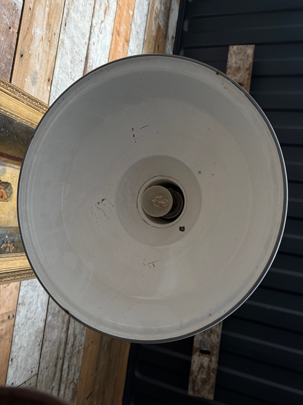 Vintage Benjamin factory lamp