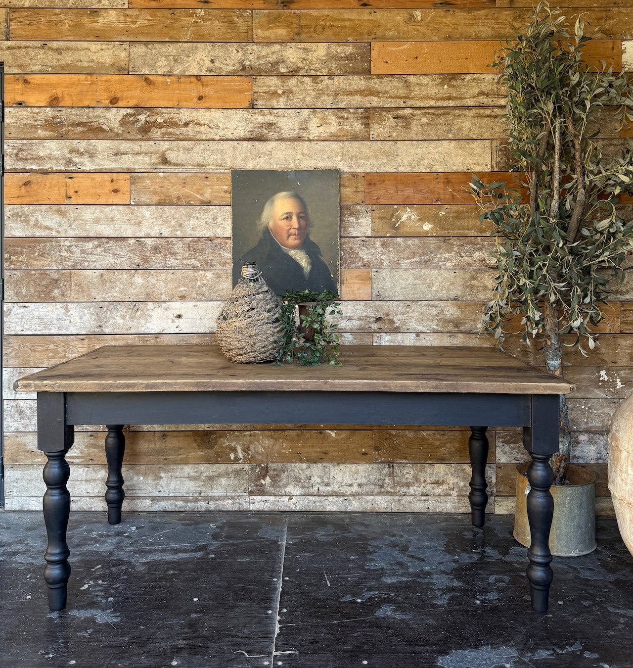 Rustic 1.8  metre reclaimed top table