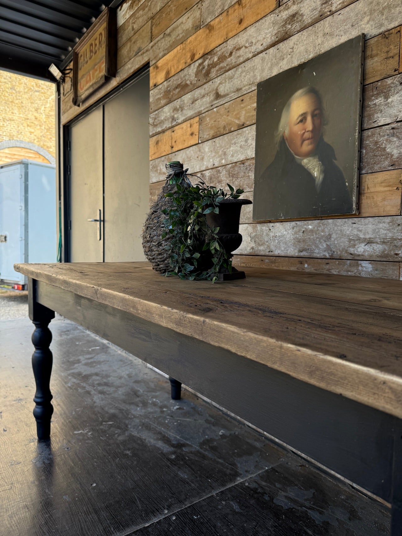 Rustic 1.8  metre reclaimed top table