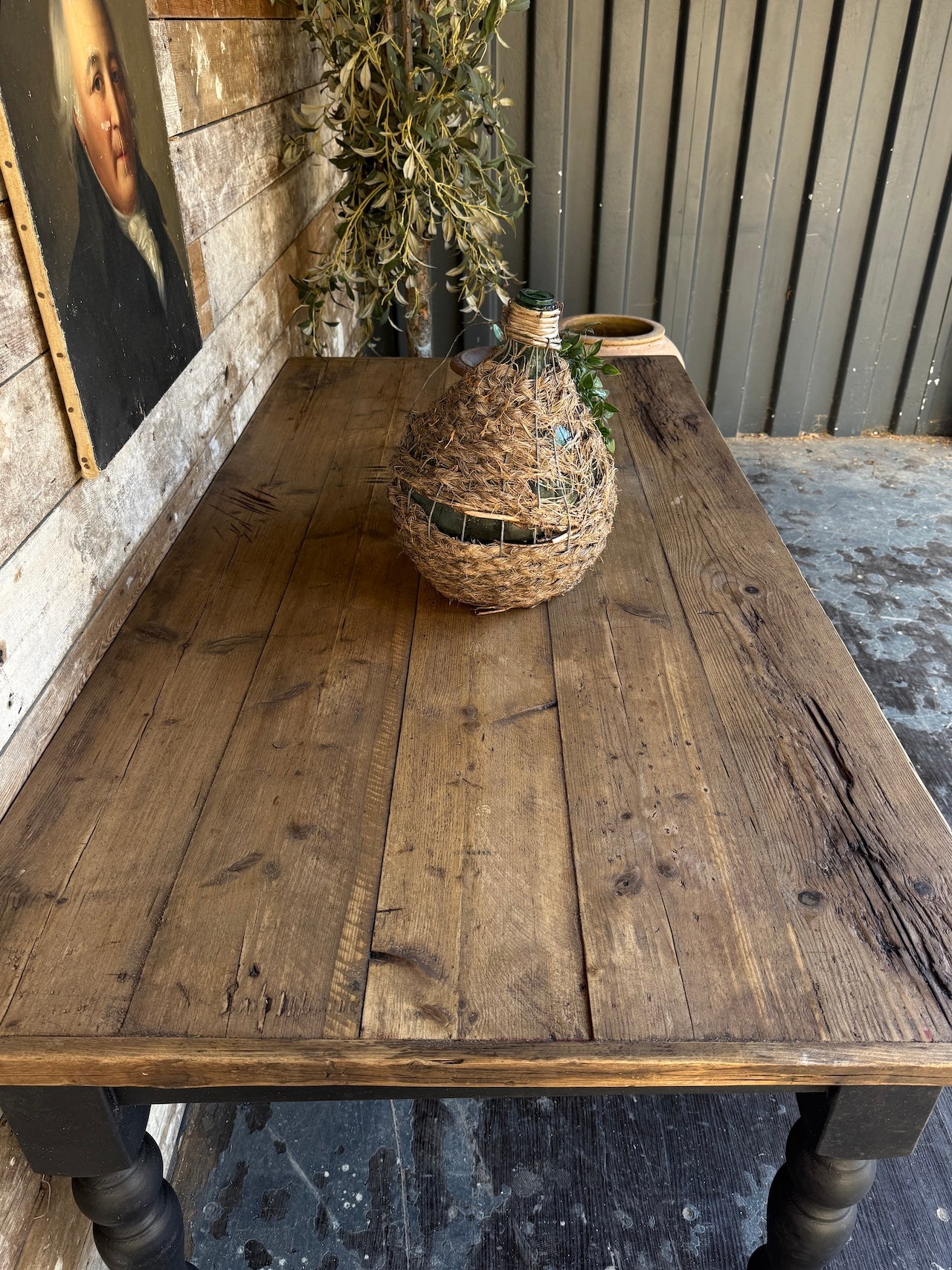 Rustic 1.8  metre reclaimed top table
