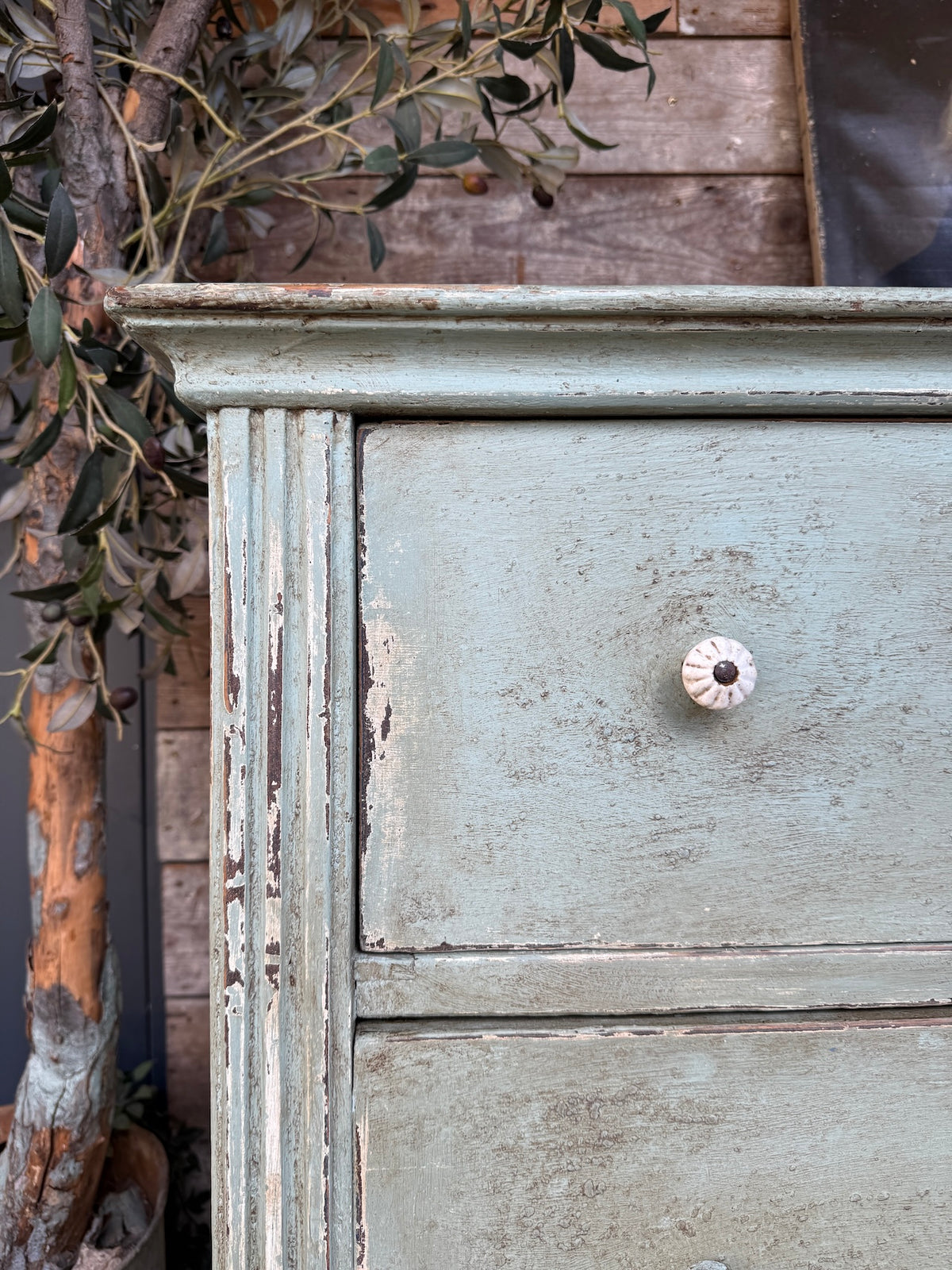 Painted chest of drawers