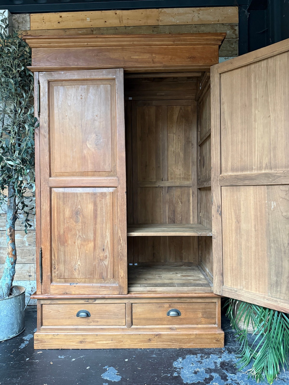 Vintage Teak Wardrobe