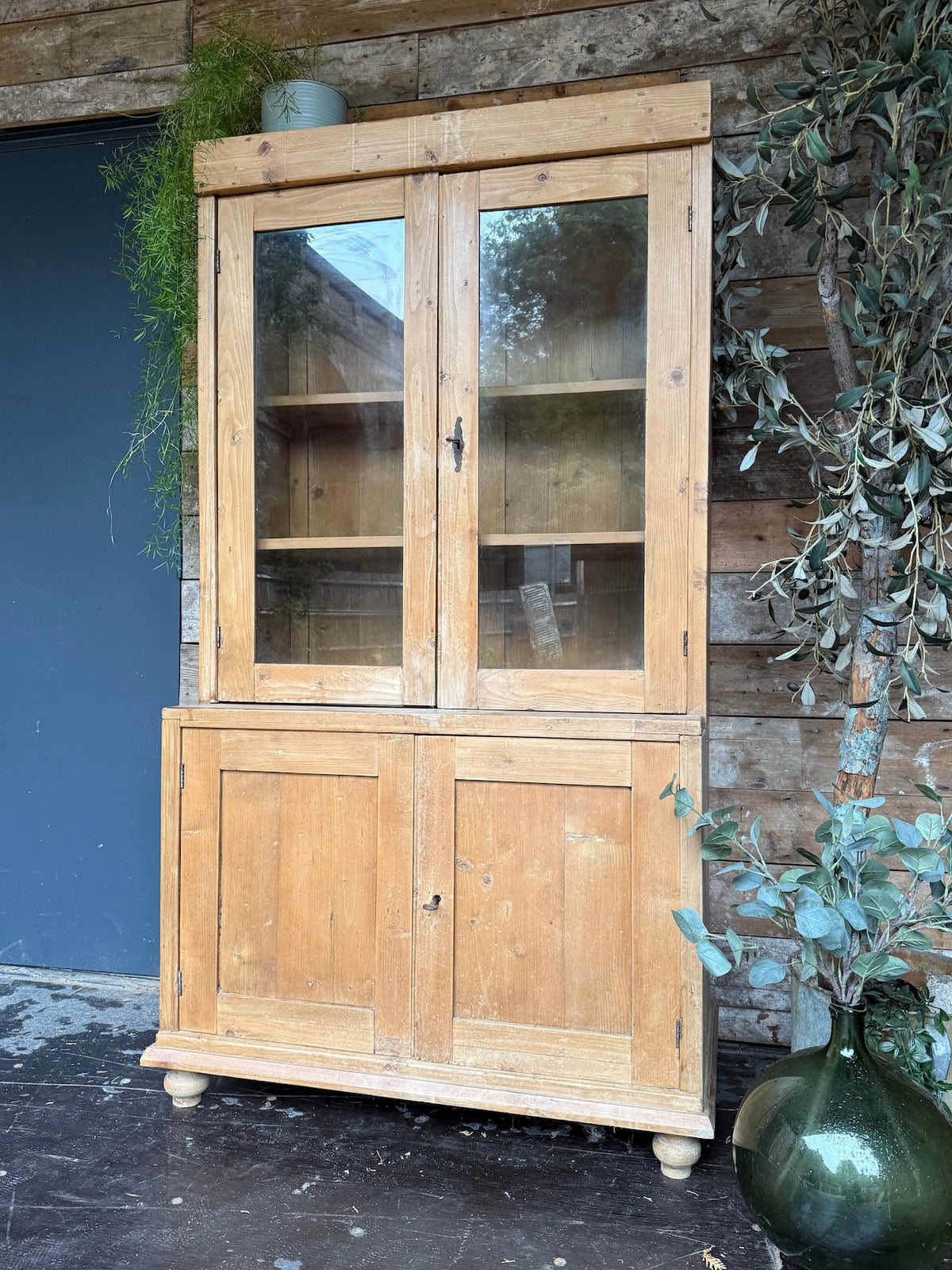 Small vintage glazed dresser